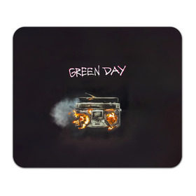 Коврик прямоугольный с принтом Green Day магнитофон в огне в Екатеринбурге, натуральный каучук | размер 230 х 185 мм; запечатка лицевой стороны | Тематика изображения на принте: american idiot | green day | альтернативный | билли джо армстронг | грин дей | группа | зелёный день | майк дёрнт | музыка | панк | поп | поппанк | рок | тре кул