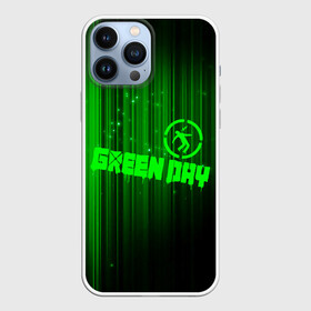 Чехол для iPhone 13 Pro Max с принтом Green Day лучи в Екатеринбурге,  |  | Тематика изображения на принте: american idiot | green day | альтернативный | билли джо армстронг | грин дей | группа | зелёный день | майк дёрнт | музыка | надпись | панк | поп | поппанк | рок | тре кул