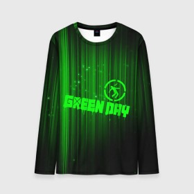 Мужской лонгслив 3D с принтом Green Day лучи в Екатеринбурге, 100% полиэстер | длинные рукава, круглый вырез горловины, полуприлегающий силуэт | Тематика изображения на принте: american idiot | green day | альтернативный | билли джо армстронг | грин дей | группа | зелёный день | майк дёрнт | музыка | надпись | панк | поп | поппанк | рок | тре кул