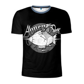 Мужская футболка 3D спортивная с принтом Abney park в Екатеринбурге, 100% полиэстер с улучшенными характеристиками | приталенный силуэт, круглая горловина, широкие плечи, сужается к линии бедра | стимпанк