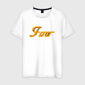 Мужская футболка хлопок с принтом foo fighters в Екатеринбурге, 100% хлопок | прямой крой, круглый вырез горловины, длина до линии бедер, слегка спущенное плечо. | 