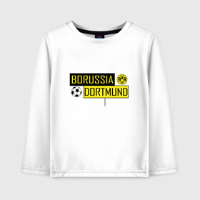 Детский лонгслив хлопок с принтом Borussia Dortmund - New Design 2018 в Екатеринбурге, 100% хлопок | круглый вырез горловины, полуприлегающий силуэт, длина до линии бедер | боруссия дортмунд