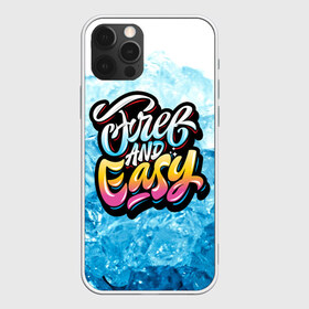 Чехол для iPhone 12 Pro Max с принтом Free and Easy в Екатеринбурге, Силикон |  | Тематика изображения на принте: beach | miami | граффити | желтый | закат | краски | лед | майами | надписи | панама | пляж | розовый | солнце | фламинго | яркие