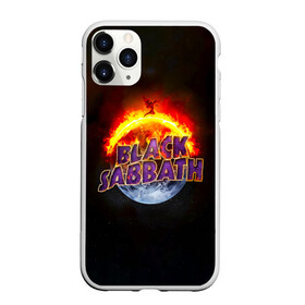 Чехол для iPhone 11 Pro матовый с принтом Black Sabbath земля в огне в Екатеринбурге, Силикон |  | black sabbath | группа | метал | надпись | оззи | осборн | хард рок | хеви метал