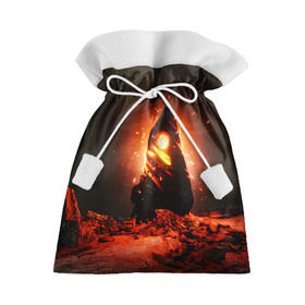 Подарочный 3D мешок с принтом Ведьмак 3 / The Witcher 3 в Екатеринбурге, 100% полиэстер | Размер: 29*39 см | the | wather | wild hun | амулет | ведьмак | видьмак | геральт | девушки | дикая | охота