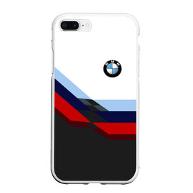 Чехол для iPhone 7Plus/8 Plus матовый с принтом BMW M SPORT в Екатеринбурге, Силикон | Область печати: задняя сторона чехла, без боковых панелей | bmw | автомобиль | автомобильные | бмв | лучшие | марка | машины | мужчинам | патриот | подарок | прикольные | тренд | фанат | флаг