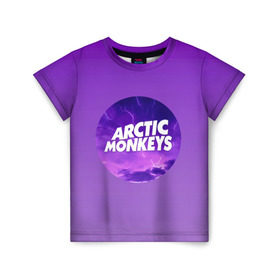 Детская футболка 3D с принтом Arctic Monkeys в Екатеринбурге, 100% гипоаллергенный полиэфир | прямой крой, круглый вырез горловины, длина до линии бедер, чуть спущенное плечо, ткань немного тянется | алекс тёрнер | арктик | арктические мартышки | гаражный | группа | джейми кук | инди рок | манкис | музыка | мэтт хелдер | ник о мэлли | обезьяна | постпанк ривайвл | психоделический | рок