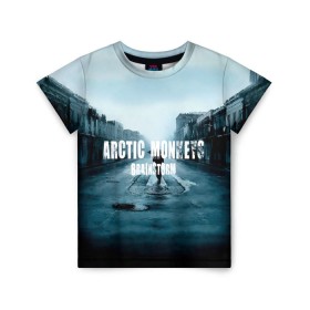 Детская футболка 3D с принтом Arctic Monkeys brainstorm в Екатеринбурге, 100% гипоаллергенный полиэфир | прямой крой, круглый вырез горловины, длина до линии бедер, чуть спущенное плечо, ткань немного тянется | Тематика изображения на принте: алекс тёрнер | арктик | арктические мартышки | гаражный | группа | джейми кук | инди рок | манкис | музыка | мэтт хелдер | ник о мэлли | обезьяна | постпанк ривайвл | психоделический | рок