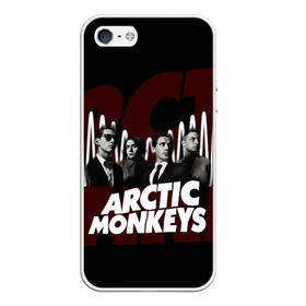 Чехол для iPhone 5/5S матовый с принтом Группа Arctic Monkeys в Екатеринбурге, Силикон | Область печати: задняя сторона чехла, без боковых панелей | алекс тёрнер | арктик | арктические мартышки | гаражный | группа | дж ейми кук | инди рок | манкис | музыка | мэтт хелдер | ник о мэлли | обезьяна | постпанк ривайвл | психоделический | рок