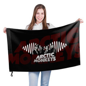 Флаг 3D с принтом Группа Arctic Monkeys в Екатеринбурге, 100% полиэстер | плотность ткани — 95 г/м2, размер — 67 х 109 см. Принт наносится с одной стороны | алекс тёрнер | арктик | арктические мартышки | гаражный | группа | дж ейми кук | инди рок | манкис | музыка | мэтт хелдер | ник о мэлли | обезьяна | постпанк ривайвл | психоделический | рок
