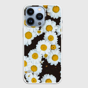 Чехол для iPhone 13 Pro с принтом АРОМАШКИ | РОМАШКИ | 8 МАРТА, в Екатеринбурге,  |  | белый | желтый | красивые | красота | мода | модные | природа | растения | ромашка | ромашки | текстура | тренды | цветы