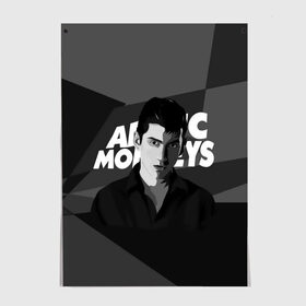 Постер с принтом Солист Arctic Monkeys в Екатеринбурге, 100% бумага
 | бумага, плотность 150 мг. Матовая, но за счет высокого коэффициента гладкости имеет небольшой блеск и дает на свету блики, но в отличии от глянцевой бумаги не покрыта лаком | arc | алекс тёрнер | арктик | арктические мартышки | гаражный | группа | джейми кук | инди рок | манкис | музыка | мэтт хелдер | ник о мэлли | обезьяна | постпанк ривайвл | психоделический | рок