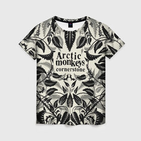 Женская футболка 3D с принтом Arctic Monkeys природа в Екатеринбурге, 100% полиэфир ( синтетическое хлопкоподобное полотно) | прямой крой, круглый вырез горловины, длина до линии бедер | алекс тёрнер | арктик | арктические мартышки | гаражный | группа | джейми кук | инди рок | манкис | музыка | мэтт хелдер | ник о мэлли | обезьяна | постпанк ривайвл | психоделический | рок
