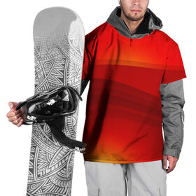 Накидка на куртку 3D с принтом Red line Fire в Екатеринбурге, 100% полиэстер |  | fire | абстракция | геометрия | красный | линии | огонь | пекло | полосы | узоры | ярость