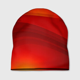 Шапка 3D с принтом Red line Fire в Екатеринбурге, 100% полиэстер | универсальный размер, печать по всей поверхности изделия | fire | абстракция | геометрия | красный | линии | огонь | пекло | полосы | узоры | ярость