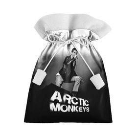 Подарочный 3D мешок с принтом Солист Arctic Monkeys в Екатеринбурге, 100% полиэстер | Размер: 29*39 см | алекс тёрнер | арктик | арктические мартышки | гаражный | группа | джейми кук | инди рок | манкис | музыка | мэтт хелдер | ник о мэлли | обезьяна | постпанк ривайвл | психоделический | рок