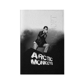 Обложка для паспорта матовая кожа с принтом Солист Arctic Monkeys в Екатеринбурге, натуральная матовая кожа | размер 19,3 х 13,7 см; прозрачные пластиковые крепления | алекс тёрнер | арктик | арктические мартышки | гаражный | группа | джейми кук | инди рок | манкис | музыка | мэтт хелдер | ник о мэлли | обезьяна | постпанк ривайвл | психоделический | рок