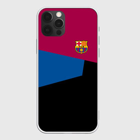 Чехол для iPhone 12 Pro Max с принтом FC Barcelona 2018 #5 в Екатеринбурге, Силикон |  | fcb | барселона | геометрия | футбольный клуб