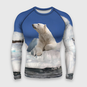 Мужской рашгард 3D с принтом Арктика в Екатеринбурге,  |  | animals | bear | ice | nature | polar bear | power | travel | белый медведь | животные | лёд | медведь | природа | путешествия | сила | снег