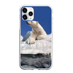 Чехол для iPhone 11 Pro матовый с принтом Арктика в Екатеринбурге, Силикон |  | animals | bear | ice | nature | polar bear | power | travel | белый медведь | животные | лёд | медведь | природа | путешествия | сила | снег