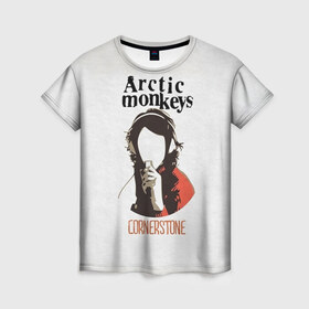 Женская футболка 3D с принтом Arctic Monkeys cornerstone в Екатеринбурге, 100% полиэфир ( синтетическое хлопкоподобное полотно) | прямой крой, круглый вырез горловины, длина до линии бедер | алекс тёрнер | арктик | арктические мартышки | гаражный | группа | джейми кук | инди рок | манкис | музыка | мэтт хелдер | ник о мэлли | обезьяна | постпанк ривайвл | психоделический | рок