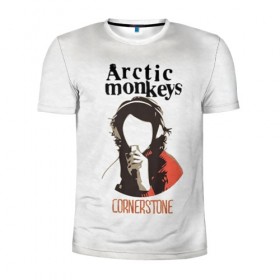 Мужская футболка 3D спортивная с принтом Arctic Monkeys cornerstone в Екатеринбурге, 100% полиэстер с улучшенными характеристиками | приталенный силуэт, круглая горловина, широкие плечи, сужается к линии бедра | алекс тёрнер | арктик | арктические мартышки | гаражный | группа | джейми кук | инди рок | манкис | музыка | мэтт хелдер | ник о мэлли | обезьяна | постпанк ривайвл | психоделический | рок