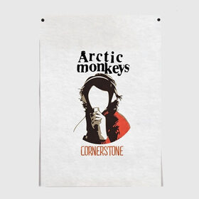 Постер с принтом Arctic Monkeys cornerstone в Екатеринбурге, 100% бумага
 | бумага, плотность 150 мг. Матовая, но за счет высокого коэффициента гладкости имеет небольшой блеск и дает на свету блики, но в отличии от глянцевой бумаги не покрыта лаком | алекс тёрнер | арктик | арктические мартышки | гаражный | группа | джейми кук | инди рок | манкис | музыка | мэтт хелдер | ник о мэлли | обезьяна | постпанк ривайвл | психоделический | рок