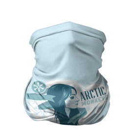 Бандана-труба 3D с принтом Arctic Monkeys девушка в Екатеринбурге, 100% полиэстер, ткань с особыми свойствами — Activecool | плотность 150‒180 г/м2; хорошо тянется, но сохраняет форму | Тематика изображения на принте: 