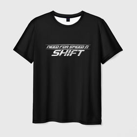 Мужская футболка 3D с принтом Need For Speed: SHIFT в Екатеринбурге, 100% полиэфир | прямой крой, круглый вырез горловины, длина до линии бедер | car | crew | dirt | forza | grid | nfs | race | гонки | машина | нфс