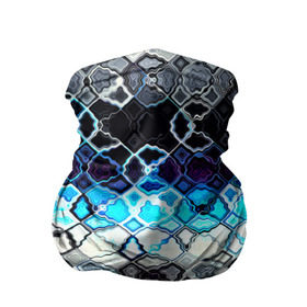 Бандана-труба 3D с принтом frost psychedelic в Екатеринбурге, 100% полиэстер, ткань с особыми свойствами — Activecool | плотность 150‒180 г/м2; хорошо тянется, но сохраняет форму | 