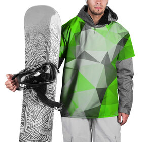 Накидка на куртку 3D с принтом Sport Abstract 2018 Green в Екатеринбурге, 100% полиэстер |  | Тематика изображения на принте: абстракция | геометрия | желтый | краски | линии | мода | модные | пирамиды | полосы | серый | тренды | треугольники | узоры | фигуры | цвет