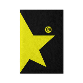 Обложка для паспорта матовая кожа с принтом FC Borussia Dortmund 2018 в Екатеринбурге, натуральная матовая кожа | размер 19,3 х 13,7 см; прозрачные пластиковые крепления | боруссия | дортмунд