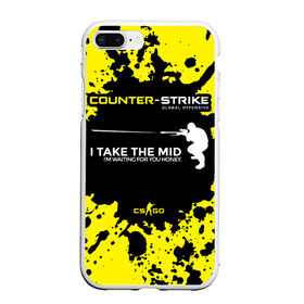 Чехол для iPhone 7Plus/8 Plus матовый с принтом Counter-Strike Go Mid в Екатеринбурге, Силикон | Область печати: задняя сторона чехла, без боковых панелей | Тематика изображения на принте: cs go | global offensive | контр страйк | шутер