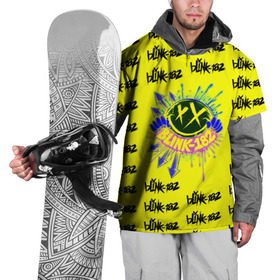Накидка на куртку 3D с принтом Текстура Blink-182 в Екатеринбурге, 100% полиэстер |  | blink | альтернативный рок | блинк | группа | марк хоппус | музыка | мэтт скиба | надпись | панк | панк рок | песни | поп панк | рок | скейт панк | смайл | смайлик | трэвис баркер