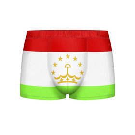 Мужские трусы 3D с принтом Флаг Таджикистана в Екатеринбурге, 50% хлопок, 50% полиэстер | классическая посадка, на поясе мягкая тканевая резинка | парчами точикистон | таджикистан | точикистон | флаг | флаг таджикистана