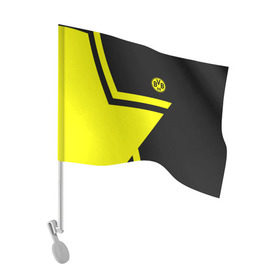 Флаг для автомобиля с принтом FC Borussia Dortmund 2018 Star в Екатеринбурге, 100% полиэстер | Размер: 30*21 см | borussia | fc | football | football club | sport | боруссия | спорт | спортивные | униформа | фирменные цвета | фк | футбол | футбольный клуб