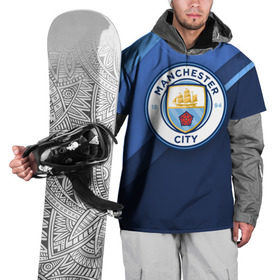Накидка на куртку 3D с принтом Манчестер Сити в Екатеринбурге, 100% полиэстер |  | city | manchester | горожане | манчестер | сити | футбол | юнайтед
