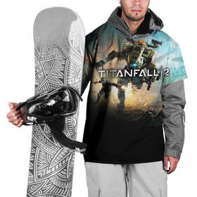 Накидка на куртку 3D с принтом Titanfall в Екатеринбурге, 100% полиэстер |  | мех | мехи | пилот | пилоты | спектр | спектры | титан