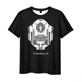 Мужская футболка 3D с принтом Titanfall в Екатеринбурге, 100% полиэфир | прямой крой, круглый вырез горловины, длина до линии бедер | мех | мехи | пилот | пилоты | спектр | спектры | титан