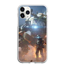 Чехол для iPhone 11 Pro матовый с принтом Titanfall в Екатеринбурге, Силикон |  | мех | мехи | пилот | пилоты | спектр | спектры | титан