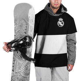 Накидка на куртку 3D с принтом Real Madrid Black Collection в Екатеринбурге, 100% полиэстер |  | Тематика изображения на принте: emirates | fc | real madrid | клуб | мяч | реал мадрид