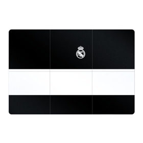 Магнитный плакат 3Х2 с принтом Real Madrid Black Collection в Екатеринбурге, Полимерный материал с магнитным слоем | 6 деталей размером 9*9 см | Тематика изображения на принте: emirates | fc | real madrid | клуб | мяч | реал мадрид