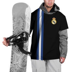 Накидка на куртку 3D с принтом Real Madrid Line Collection в Екатеринбурге, 100% полиэстер |  | Тематика изображения на принте: emirates | fc | real madrid | клуб | мяч | реал мадрид