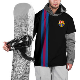 Накидка на куртку 3D с принтом FC Barcelona Line Collection в Екатеринбурге, 100% полиэстер |  | fc | барселона | эмблема
