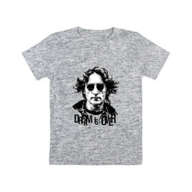 Детская футболка хлопок с принтом Джон Леннон 4 в Екатеринбурге, 100% хлопок | круглый вырез горловины, полуприлегающий силуэт, длина до линии бедер | john lennon | the beatles | битлс | джон леннон