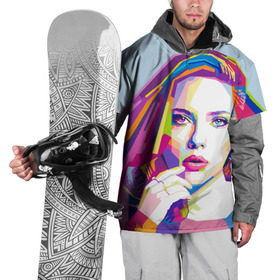 Накидка на куртку 3D с принтом Scarlett Johansson в Екатеринбурге, 100% полиэстер |  | Тематика изображения на принте: scarlett johansson | скарлет йохансон | скарлетт йоханссон