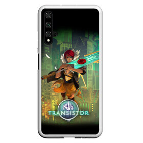 Чехол для Honor 20 с принтом Transistor 8 в Екатеринбурге, Силикон | Область печати: задняя сторона чехла, без боковых панелей | Тематика изображения на принте: camerata | cloudbank | process | red | transistor | камерата | клаудбанк | процесс | ред | робот | роботы | транзистор