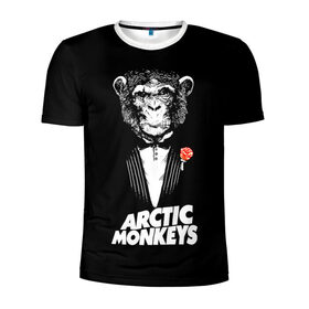 Мужская футболка 3D спортивная с принтом Arctic Monkeys в Екатеринбурге, 100% полиэстер с улучшенными характеристиками | приталенный силуэт, круглая горловина, широкие плечи, сужается к линии бедра | алекс тёрнер | арктик | арктические мартышки | гаражный | группа | джейми кук | инди рок | манкис | музыка | мэтт хелдер | ник о мэлли | обезьяна | постпанк ривайвл | психоделический | рок
