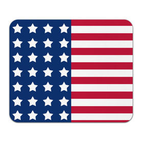 Коврик прямоугольный с принтом USA Flag в Екатеринбурге, натуральный каучук | размер 230 х 185 мм; запечатка лицевой стороны | star | usa | америка | белый | звезды | красный | линии | полосы | популярные | синий | сша | триколор | туристические | флаг | цвет | штаты