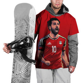 Накидка на куртку 3D с принтом Мохамед Салах в Екатеринбурге, 100% полиэстер |  | mohamed salah ghaly | ливерпуль | мохаммед салах хамед гали | сборная египта | спорт | футбол